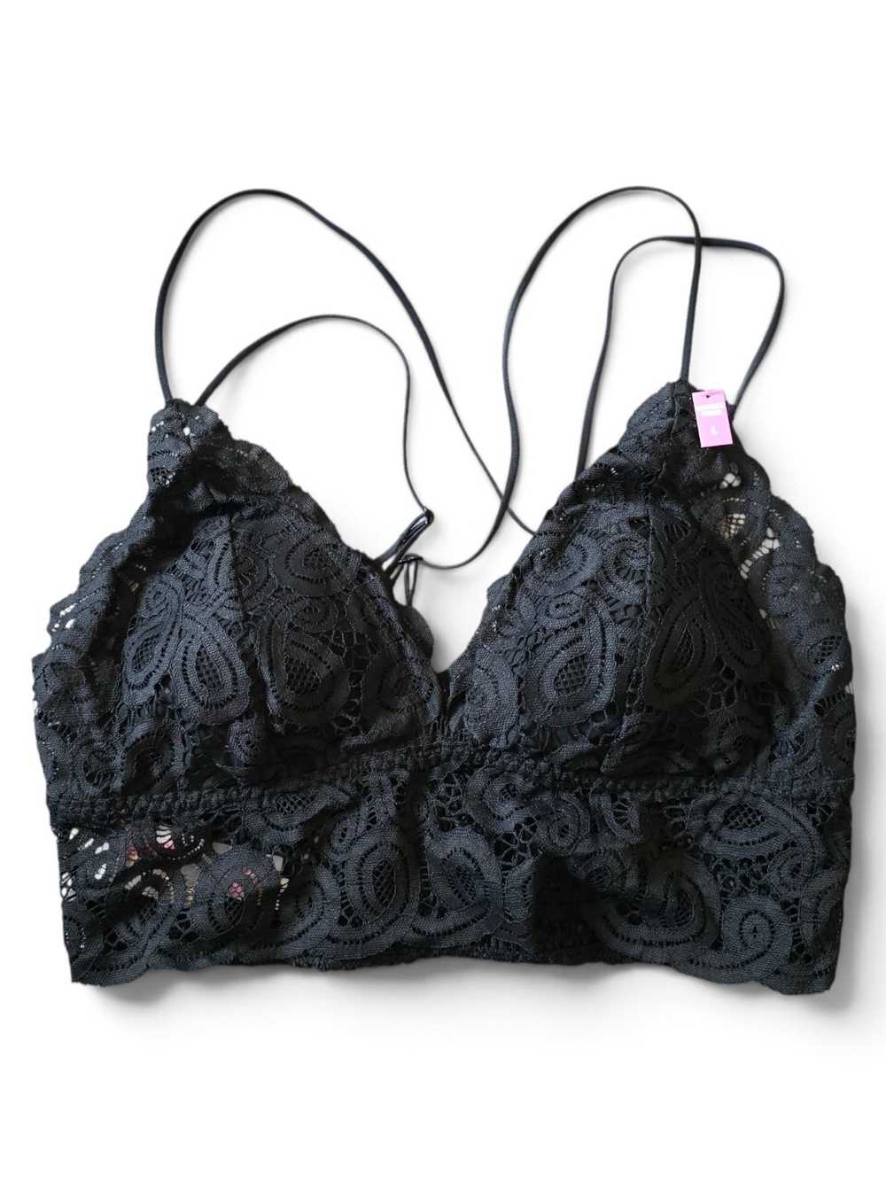 Victoria's Secret Black Lace Triangle Bralette